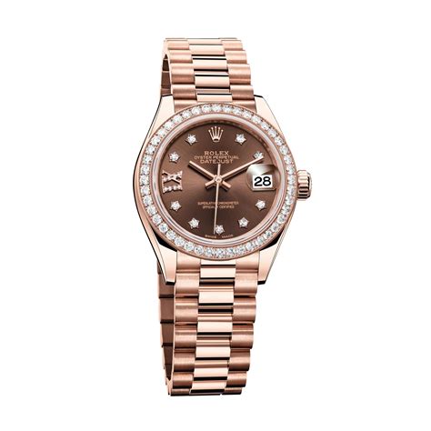 rolex datjust gold womens|rolex 28mm ladies datejust watch.